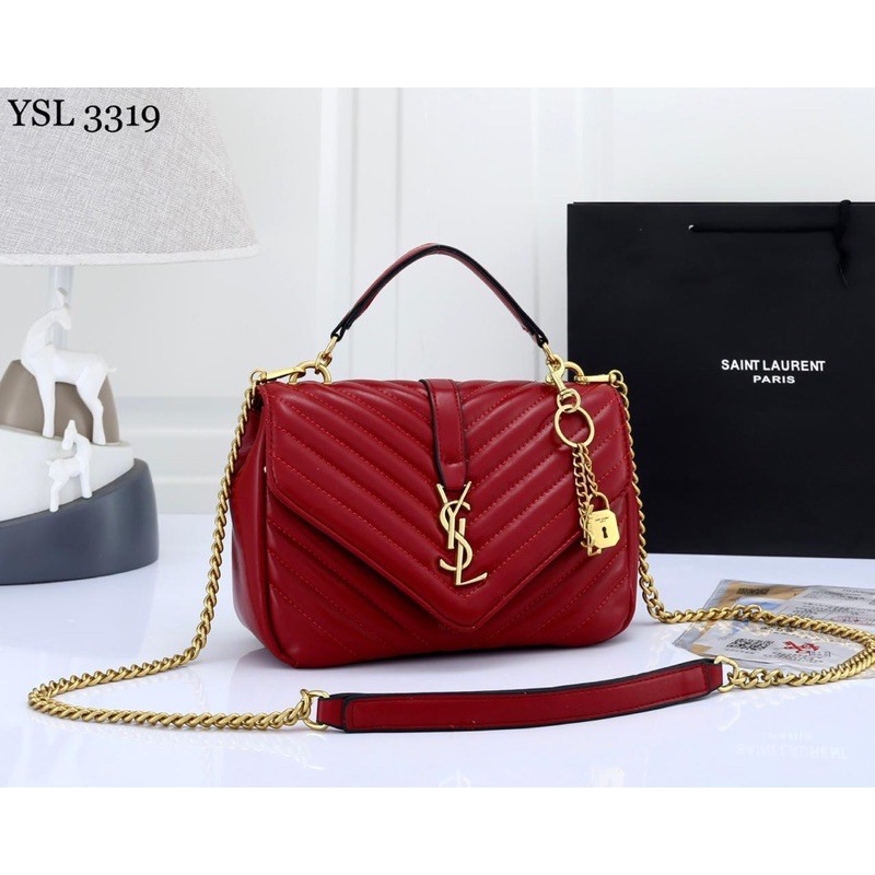 Ysl Túi Đeo Chéo Thời Trang Sành Điệu Cao Cấp 3319