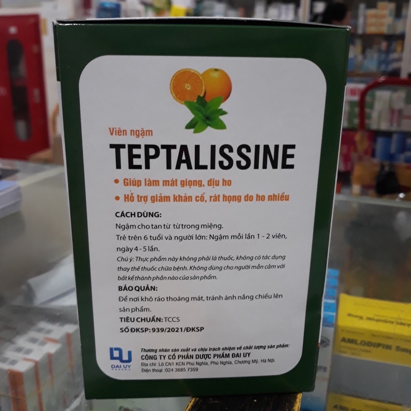 Kẹo ngậm ho Streptalisin hộp 200 viên