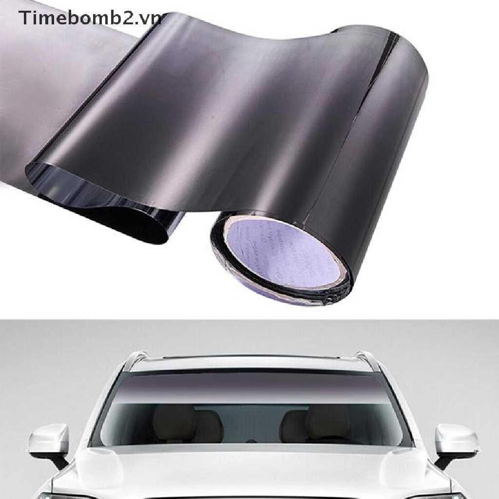 2 Miếng Dán Kính Chắn Gió Chống Tia UV Cho Xe Hơi
