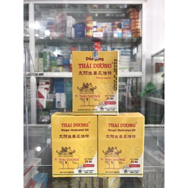 DẦU GỪNG THÁI DƯƠNG  - HÀNG CHÍNH HÃNG