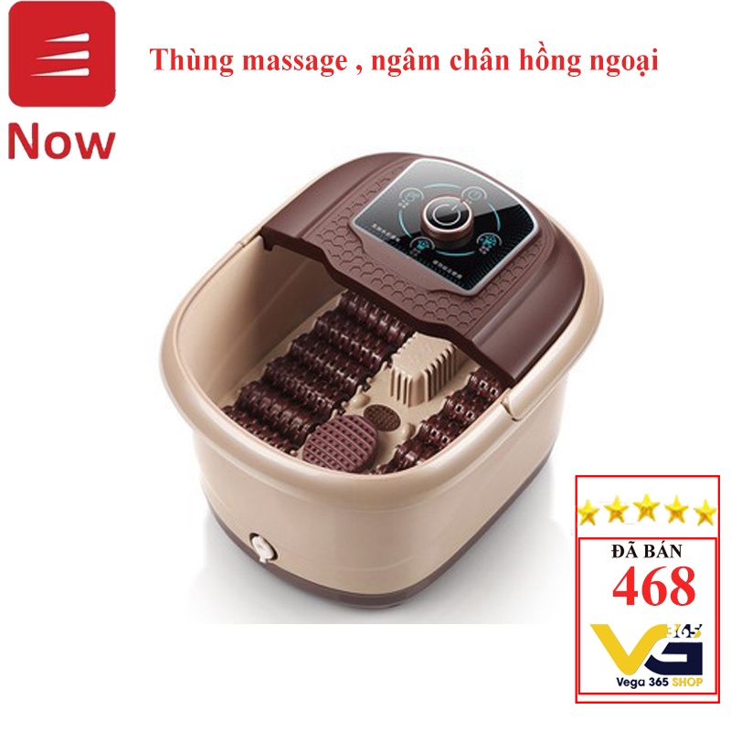 Thùng massage ngâm chân, giảm đau nhức, lạnh chân hiệu quả