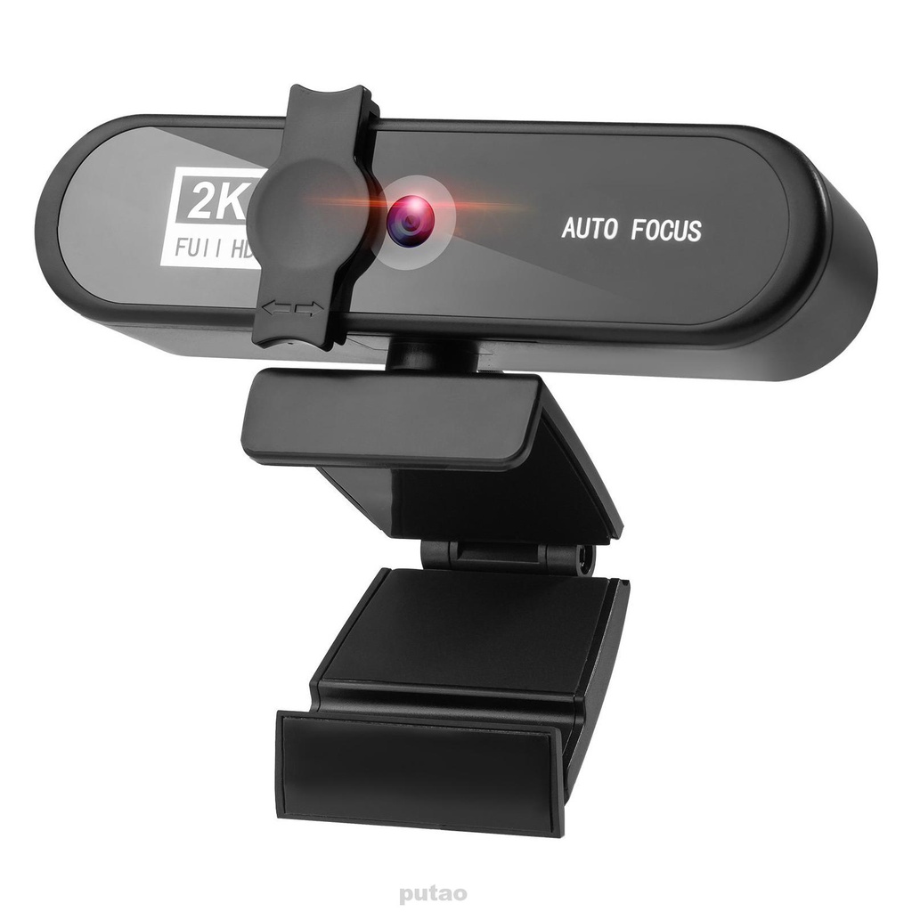 Webcam máy tính USB 2.0 2K HD phích cắm và sử dụng cho dạy học trực tuyến | BigBuy360 - bigbuy360.vn
