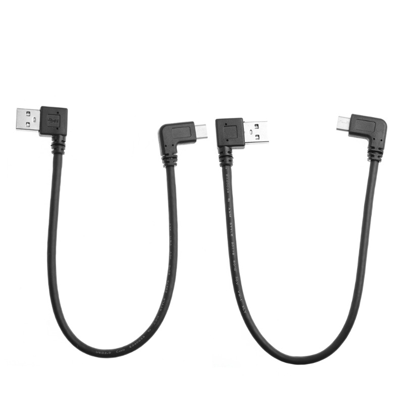 Cáp 2 đầu hình chữ L USB3.0 A và USB3.1 Type C