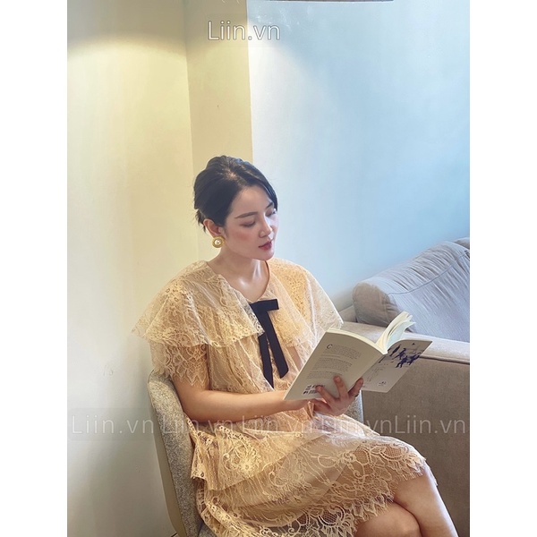 Liin- Váy ren cao cấp thiết kế xòe tầng nữ tính, tôn da | BigBuy360 - bigbuy360.vn