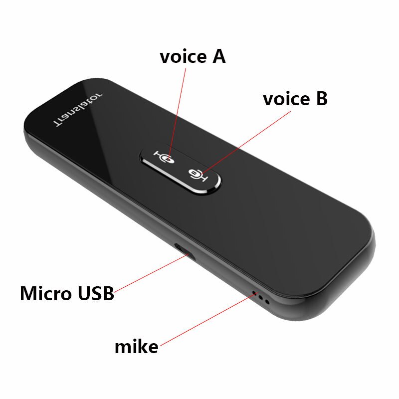 Máy Phiên Dịch Chuyển Đổi Ngôn Ngữ Thông Minh G6X 70 Ngôn Ngữ BT APP Làm Phụ Kiện Chụp Ảnh Du Lịch