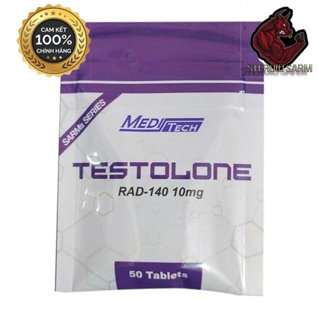 TESTOLONE 10Mg (Rad 140) - Meditech Gói 50 Viên
