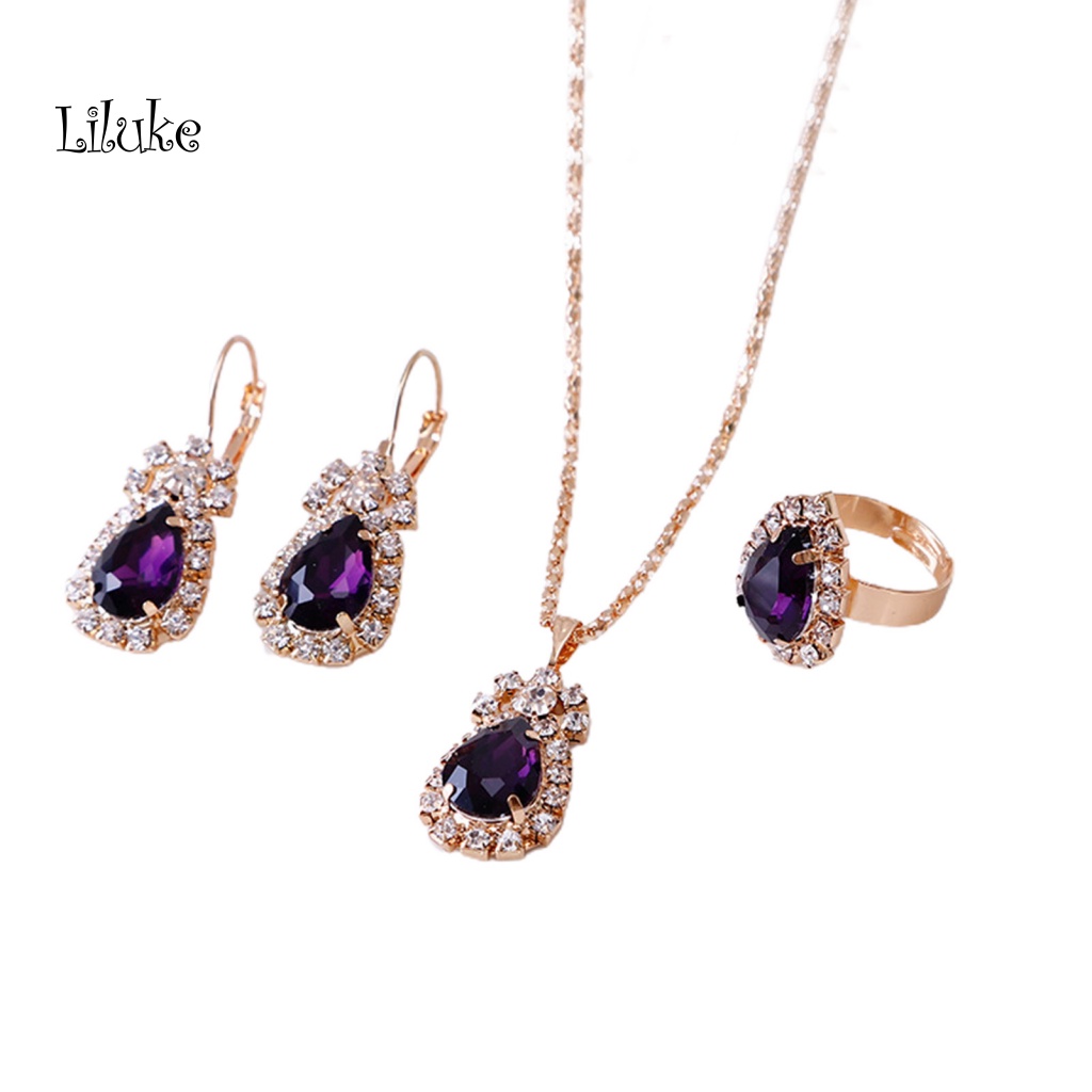 Bộ Trang Sức 3 Món Thời Trang Dành Cho Nữ