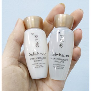 Bộ dưỡng da nhân sâm Sulwhasoo Concentrated Ginseng Renewing Basic Kit 5 pcs [Hàng chuẩn - Date 2024]