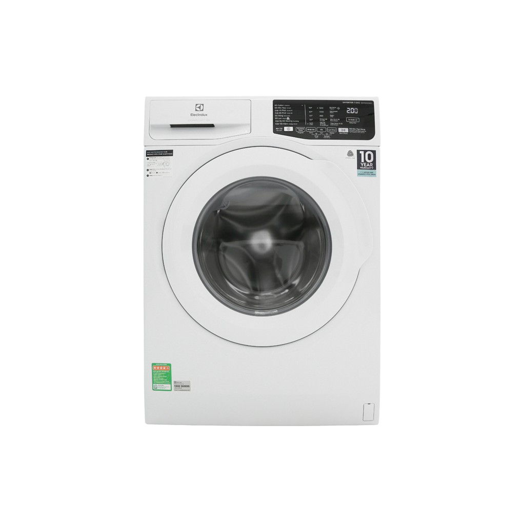 [Giao HCM] - Máy giặt Electrolux EWF7525DQWA, 7.5kg, Inverter - Hàng Chính Hãng