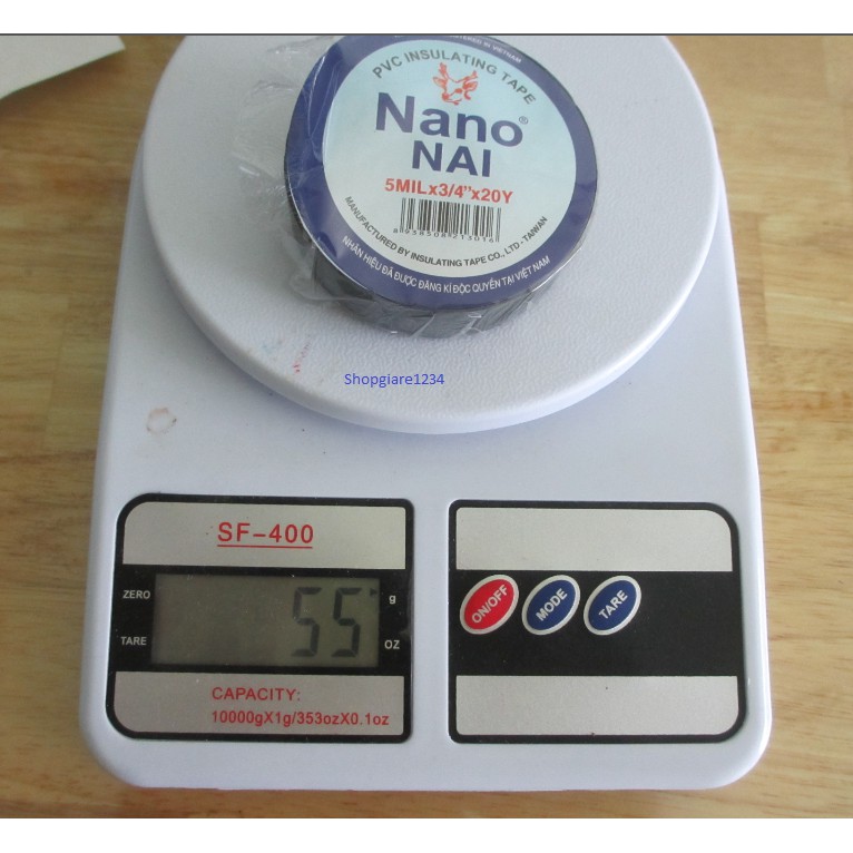 01 cuộn băng keo điện Nano dày 20 Yard 1F8