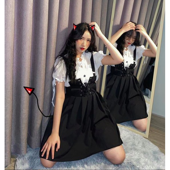 [Mã SKAMFA06 giảm 10% tối đa 50K đơn 0Đ] DOLLY OVERALS DRESS | BigBuy360 - bigbuy360.vn