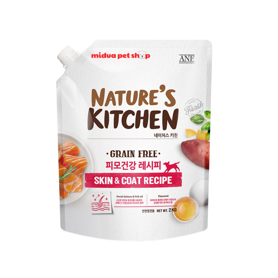 6kg Thức ăn tốt cho da và lông cho chó ANF - Nature's Kitchen