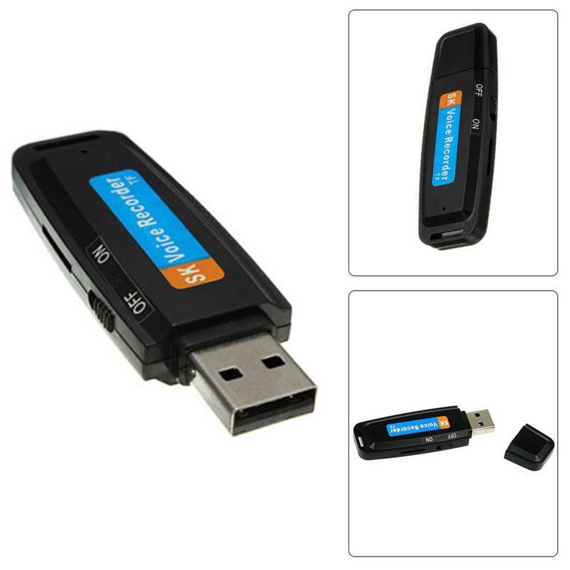 U-Disk Digital Audio Voice USB Flash Drive Up to 32GB Micro-TF