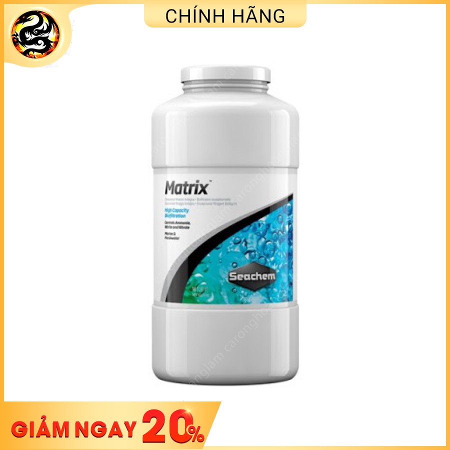 Vật Liệu Lọc Sinh Học Matrix - Thùng 4 Lít, 1 Lít