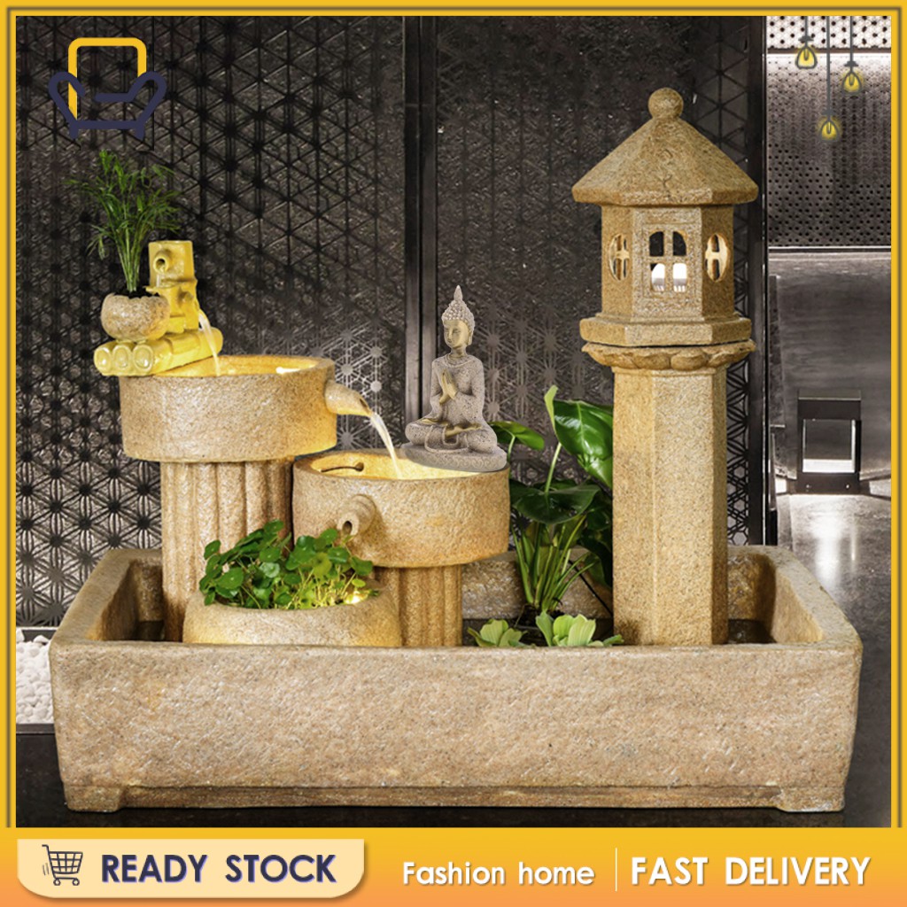 Nhà thời trang Tượng voi Phật Điêu khắc Tượng đá sa thạch Trang trí sân vườn