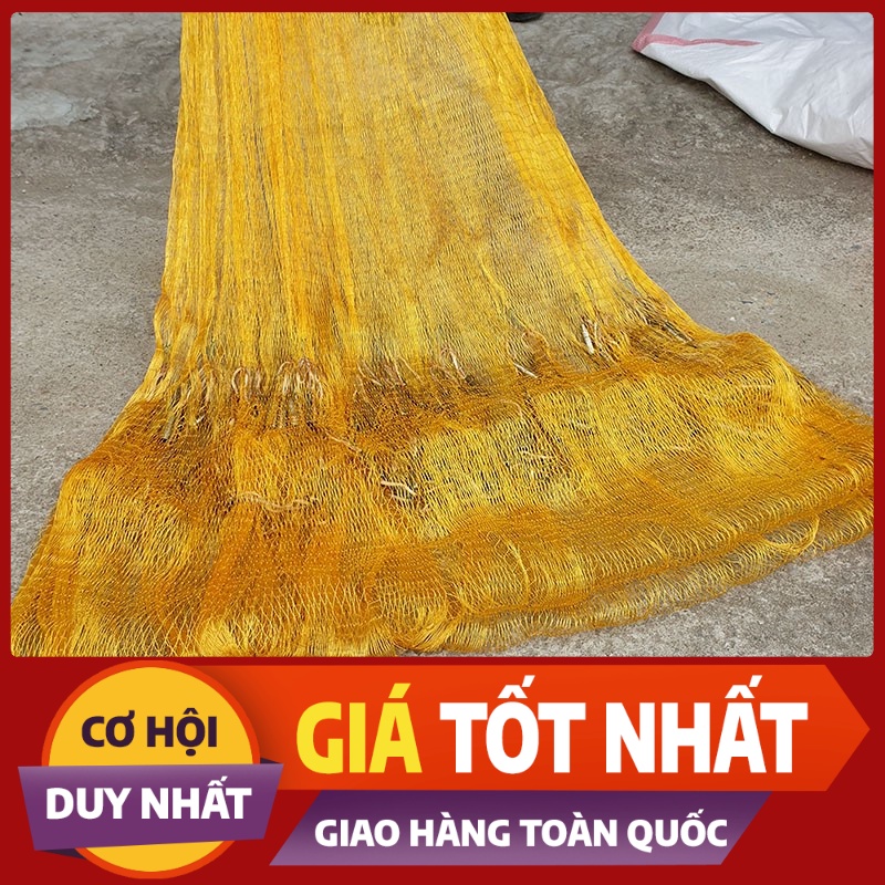 Chài Dù Vàng Chì Đúc, Kích thước |Cao 2,5m - Bung rộng 5m| - |Cao 3m - Bung rộng 6m| - |Cao 4m - Bung rộng 8m|