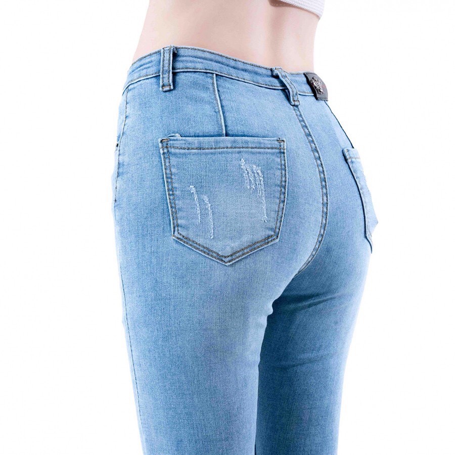 Quần jean nữ 9 tấc co giãn | BigBuy360 - bigbuy360.vn