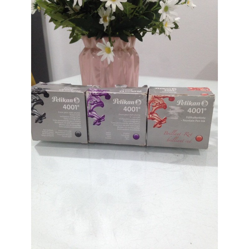 Mực Pelikan 4001 chính hãng Đức, 62,5ml (màu đỏ)