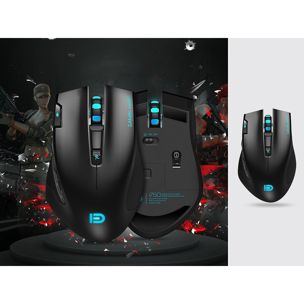 CHUỘT MÁY TÍNH KHÔNG DÂY CHUYÊN GAME FD - i750 GAMING CHÍNH HÃNG | BigBuy360 - bigbuy360.vn