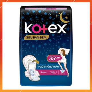 ⏩ Băng vệ sinh Kotex siêu ban đêm 35cm - 3 miếng