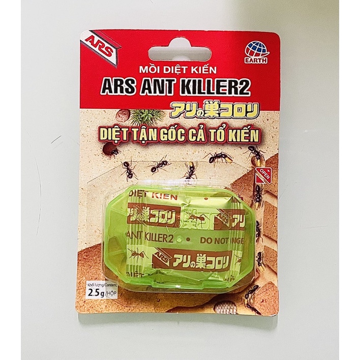 Mồi Diệt Kiến ARS Ant Killer 2 Diệt kiến tận gốc bẫy dẫn dụ kiến hàng nhập khẩu chính hãng Nhật Bản chất lượng tuyệt đối