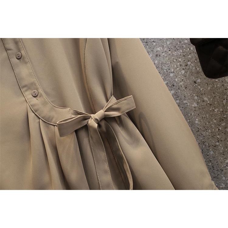 Áo Sơ Mi Mỏng Plus Size Cho Nữ