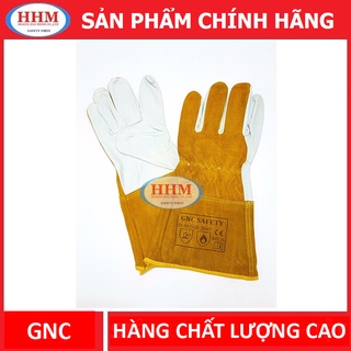 Găng tay da hàn tig GNC vàng - loại dài tay