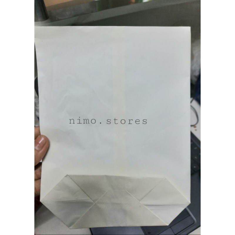 100 Túi giấy trắng 16x20 đựng bánh mì khoai bánh cá bánh hotdog