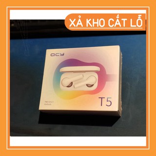 GIẢM SSAU 80% Tai nghe Bluetooth QCY T5 trắng + Túi đựng tai nghe QCY GIẢM SSAU 80%