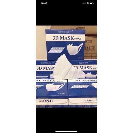 Hộp 50 Chiếc Khẩu Trang 3D MASK MONJI | BigBuy360 - bigbuy360.vn