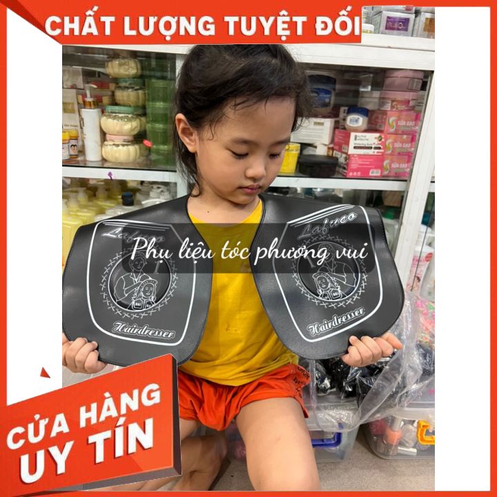 Áo choàng da sắt nhuộm tóc duỗi tóc (2 cục sắt ) chất liệu siêu bền chuyên dùng cho salon ,hàng cao cấp , giá rẻ‍♀️‍♀️