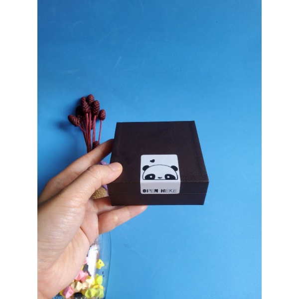 Combo 100 Tem decal dán niêm phong Open Here tích sẵn keo, kích thước 5cm x 3,5cm