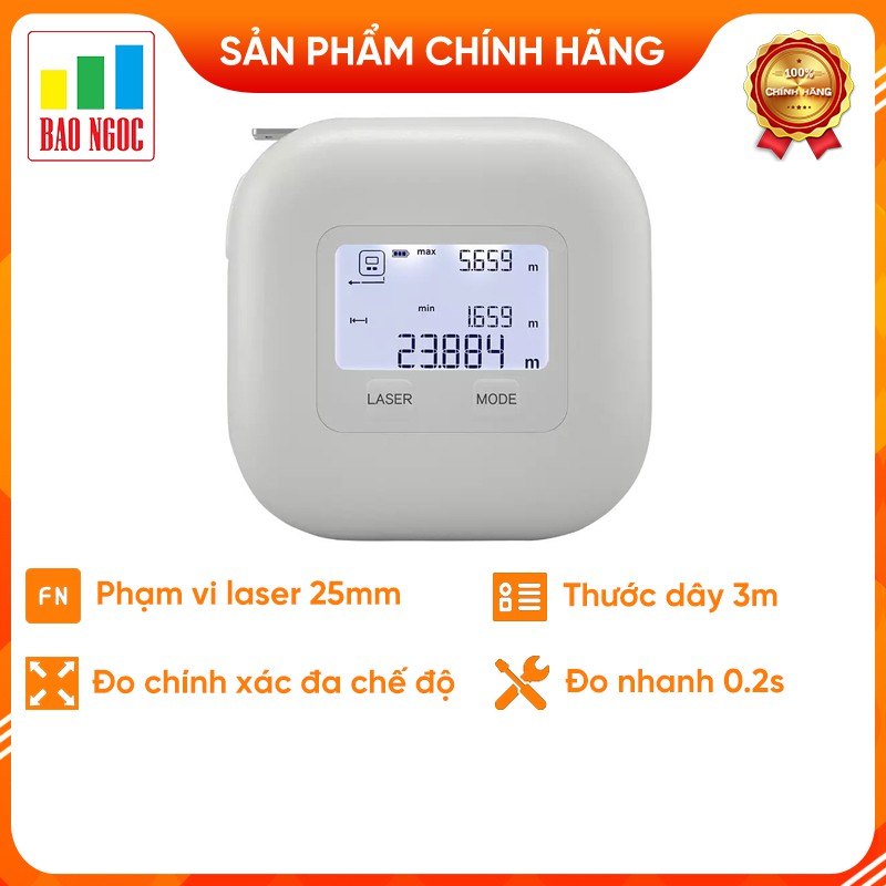 Thước cuộn laser AK301 AKKU