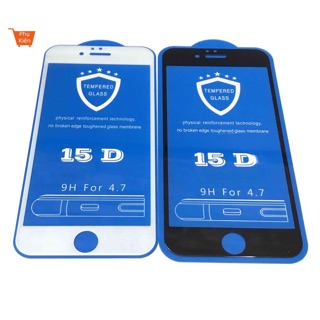 Dán kính cường lực 15D IPhone 7/7Plus/ 8/8 Plus ( Full màn hình )