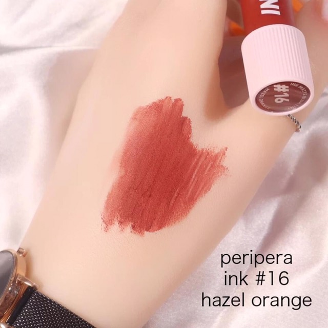 SON INK MATTE BLUR MÀU 16 - HAZEL ORANGE- CAM NÂU ĐẤT