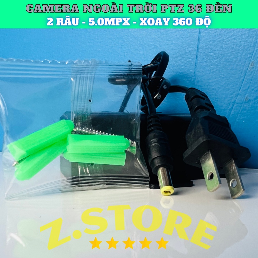 Camera Yoosee PTZ 36Led ban đêm có màu, hồng ngoại - Camera trong nhà xoay 360 ptz 36 leg