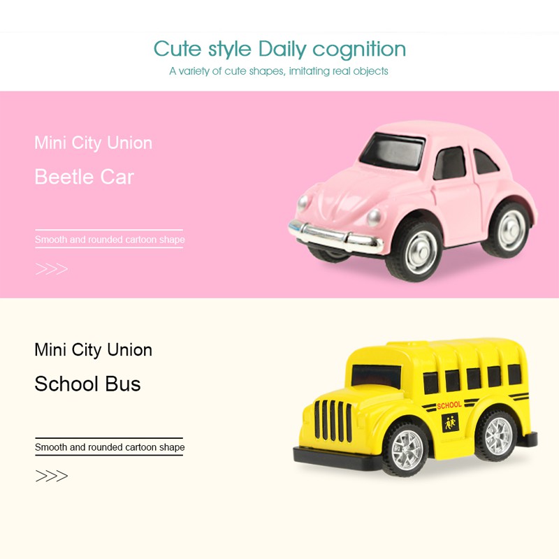 Bộ 8 xe đồ chơi bằng hợp kim cho bé