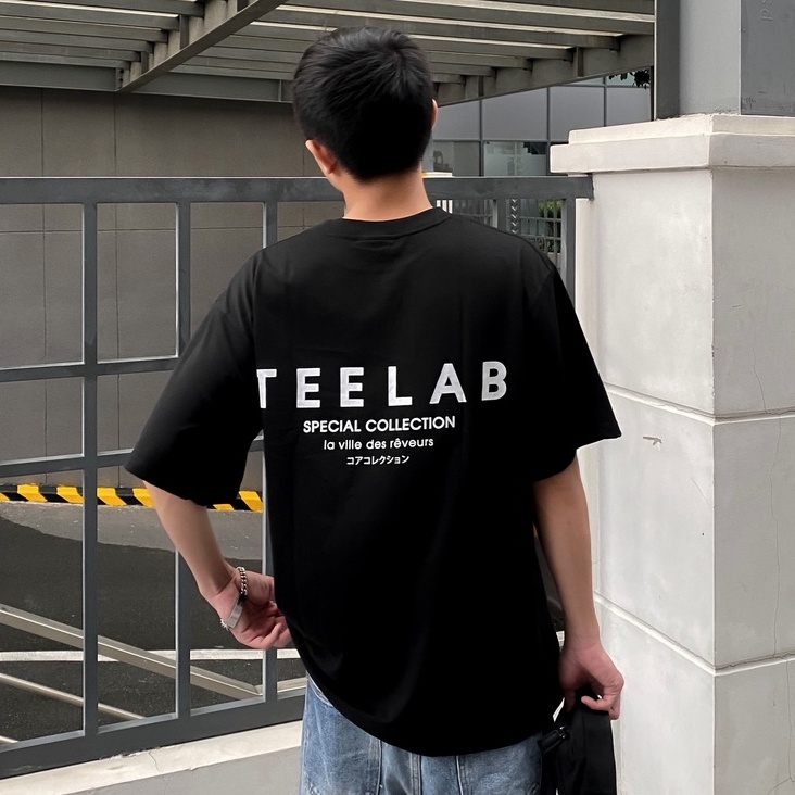 Áo Thun Local Brand Unisex Teelab Premium Special Collection / Đen TS168