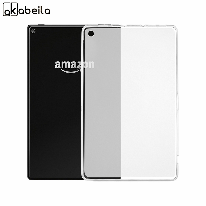 Ốp Lưng Tpu Mềm Trong Suốt Cho Amazon Fire Hd10 2015 / 2017 Hd7 2014 Hd8 Kindle Fire Hdx 8.9 Hdx 7 7.0 Paperwhite 1.2.3