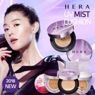 Phấn Nước Cao Cấp Giúp Da Bóng Khỏe, Che Phủ Hoàn Hảo Hera UV Mist Cushion Cover SPF50+ PA+++ 
(KÈM LÕI
)