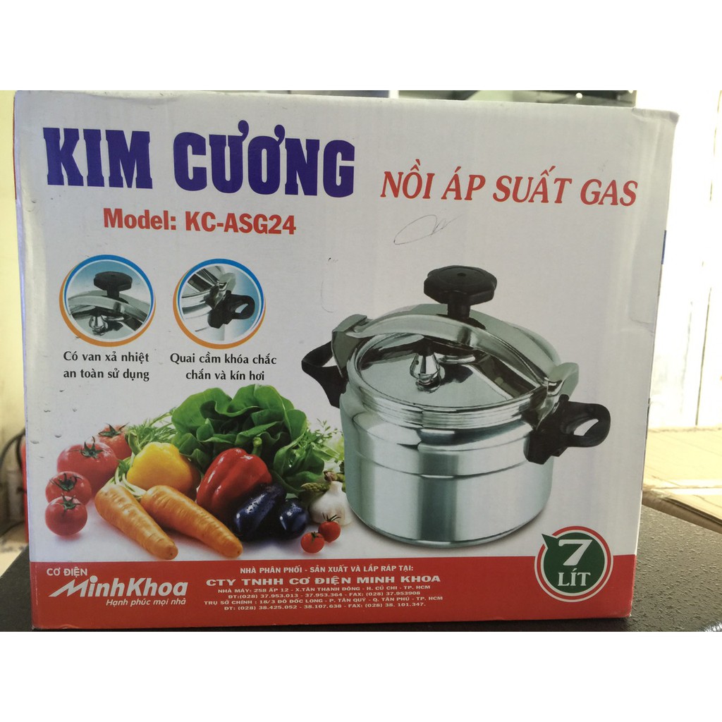 Nồi áp suất ga Kim Cương