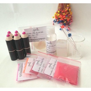 Bộ kit làm son màu handmade