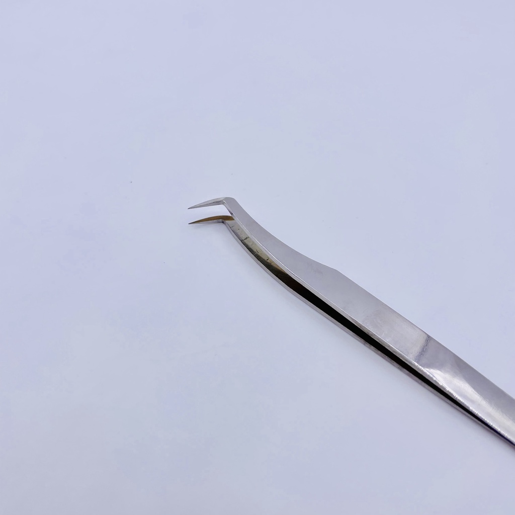 NHÍP NỐI MI VOLUME MEGA BẠC PHỦ NHÁM NANO _ dụng cụ nối mi_THÚY HÀ