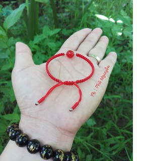 Vòng Tay Chỉ Đỏ Đá Phong Thủy ( thông báo size cổ tay )