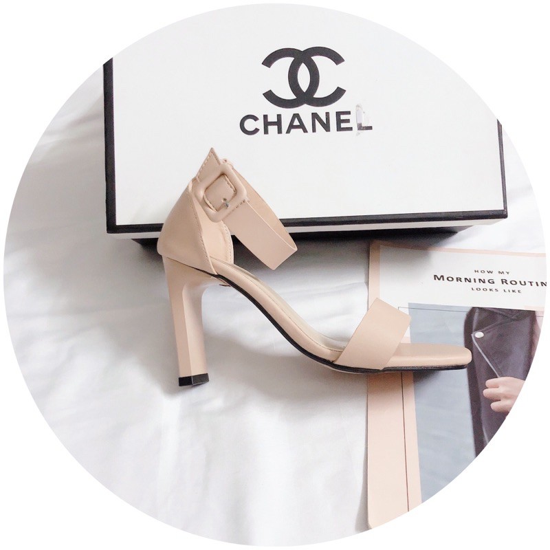 Sandal quai bản da mềm quai hậu khoá dán 7p giaynu99