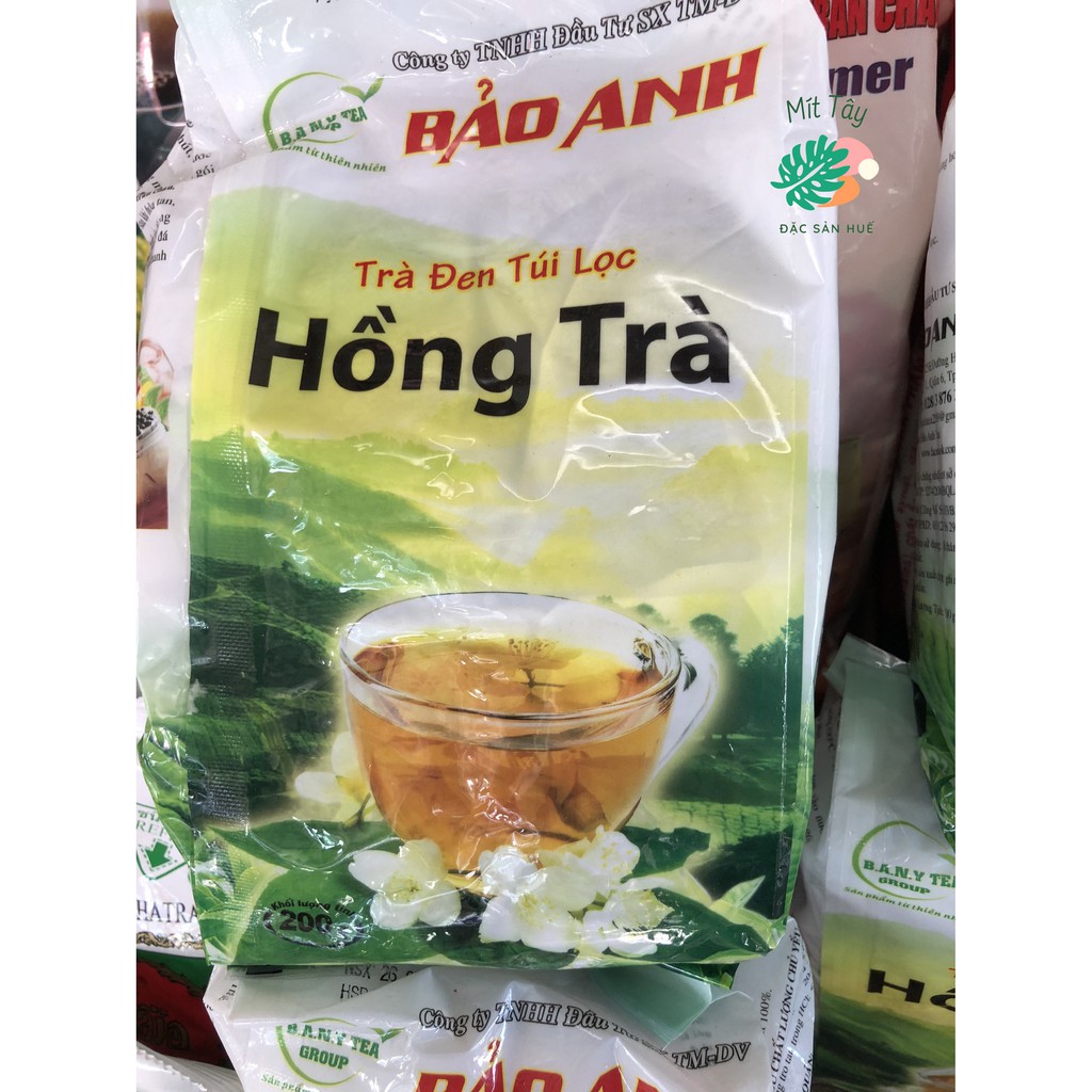 TRÀ ĐEN TÚI LỌC BẢO ANH HỒNG TRÀ 200GRAM - MÍT TAY | BigBuy360 - bigbuy360.vn