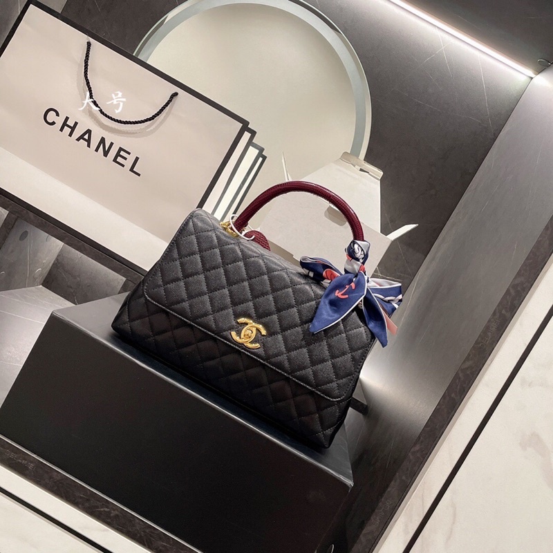 Túi đeo chéo Chanel*CoCo Handle da bê cao cấp Au nhập khẩu mới nhất 2021 fullbox