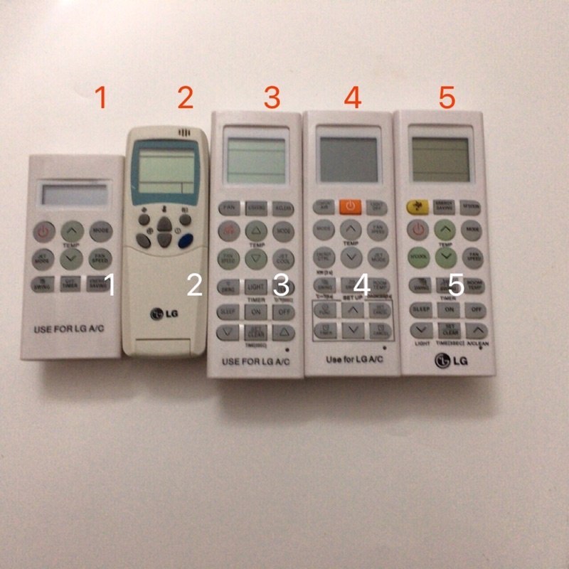 Điều khiển điều hoà LG 2 chiều