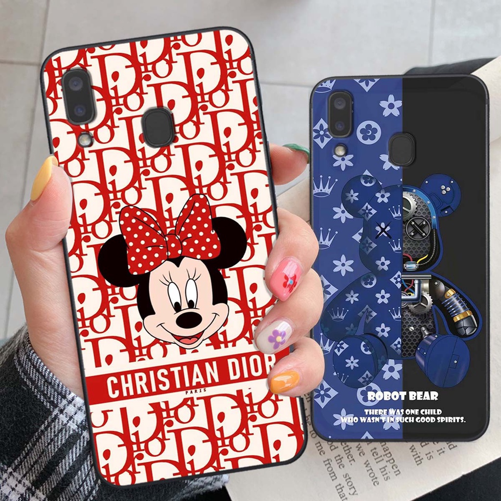 Ốp lưng Samsung A20 / A30 hình thương hiệu, thời trang, cute, đáng yêu