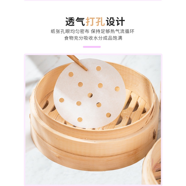 100 Giáy Nến Có Lỗ Thông Thoáng Lót Thực Phẩm - HÀNG NEW HOT